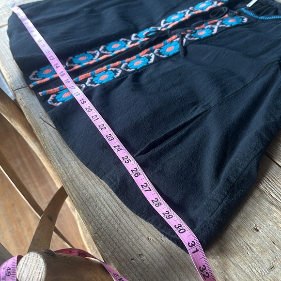 FREE PEOPLE Embroidered Swing Jacket (Black, blue & orange graphic) size Medium - Picture 15 of 15